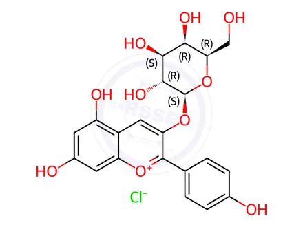 Chemical structure of Pelargonidin Impurity 2
