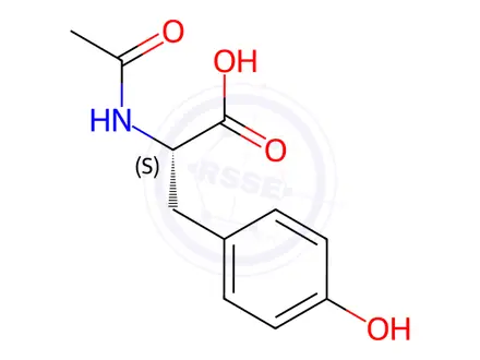 Chemical structure of N-Acetyl-L-Tyrosine