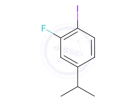 Chemical structure of 2-fluoro-1-iodo-4-isopropylbenzene