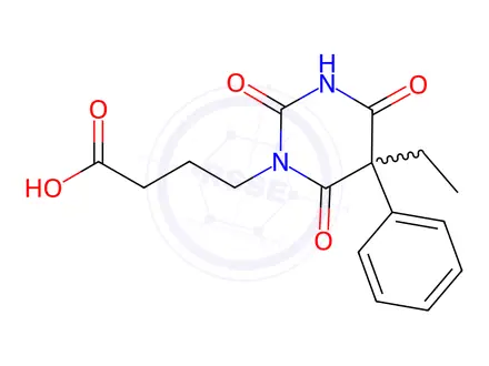 Chemical structure of Phenobarbital Impurity 9