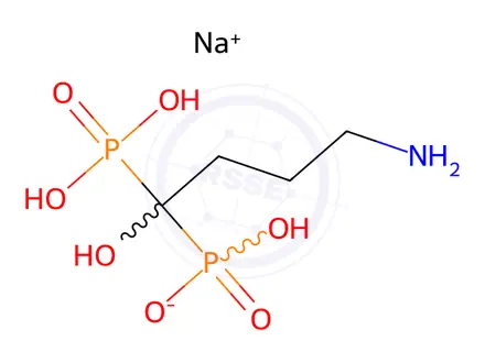 Chemical structure of Alendronic Acid Sodium Salt
