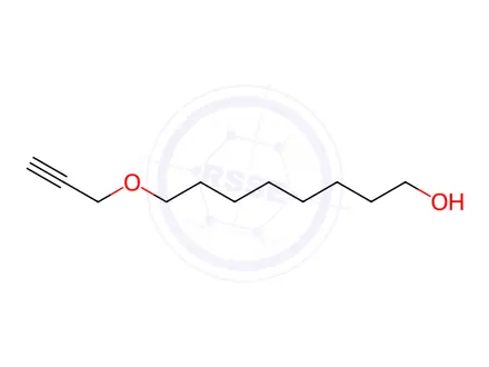Chemical structure of 1-Octanol, 8-(2-propyn-1-yloxy)-