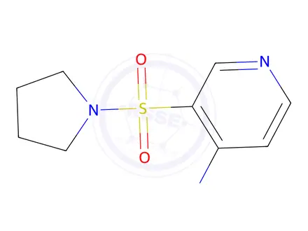 Chemical structure of 3-(Pyrrolidin-1-ylsulfonyl)pyridin-4-amine