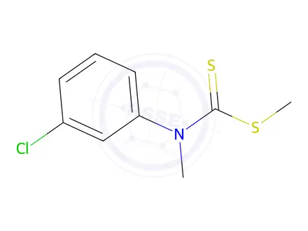 Chemical structure of Methyl(3-chlorophenyl)methylcarbamodithioate
