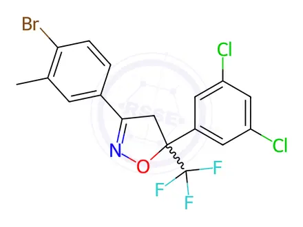 Chemical structure of Fluralaner Impurity 128