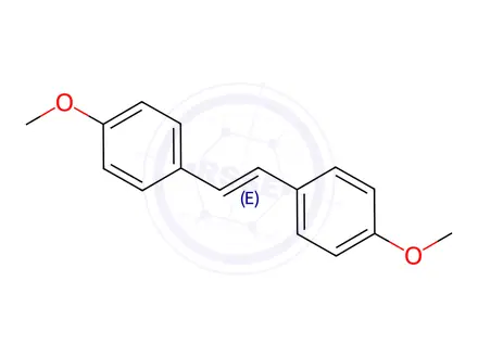 Chemical structure of 4,4'-DIMETHOXY-TRANS-STILBENE