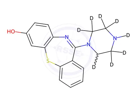 Chemical structure of Quetiapine Fumarate Impurity 38-d8