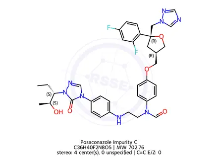 Chemical structure of Posaconazole Impurity 72