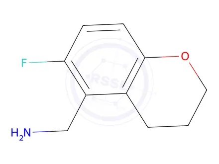 Chemical structure of (6-Fluorochroman-5-yl)methanamine