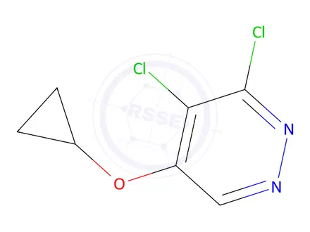 Chemical structure of 3,4-Dichloro-5-cyclopropoxypyridazine