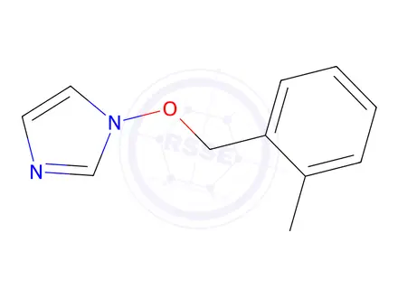 Chemical structure of 1-[(2-Methylphenyl)methoxy]-1H-imidazole