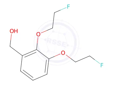 Chemical structure of 2,3-BIS(2-FLUOROETHOXY)-BENZENEMETHANOL