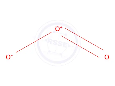 Chemical structure of Ozone