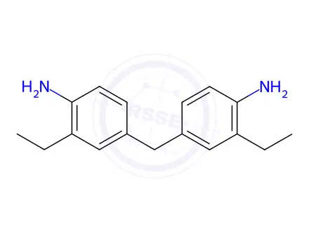 Chemical structure of 4,4'-Methylenebis(2-ethylaniline)
