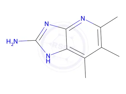 Chemical structure of 5,6,7-Trimethyl-1H-imidazo[4,5-b]pyridin-2-amine