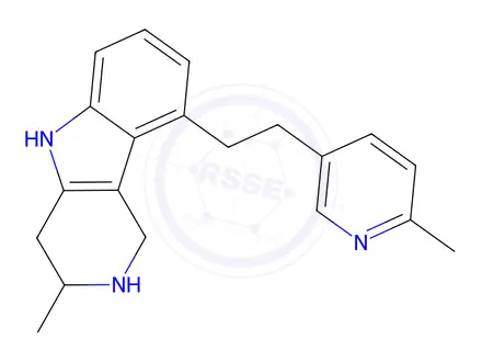 Chemical structure of Dimebon Impurity 102