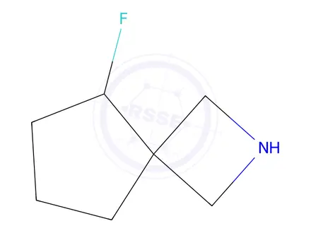 Chemical structure of 5-Fluoro-2-azaspiro[3.4]Octane
