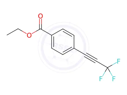 Chemical structure of ETHYL 4-(3,3,3-TRIFLUOROPROP-1-YN-1-YL)BENZOATE