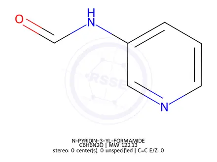 Chemical structure of N-(pyridin-3-yl)formamide