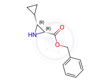 Chemical structure of Benzyl (2R,3R)-3-cyclopropylaziridine-2-carboxylate