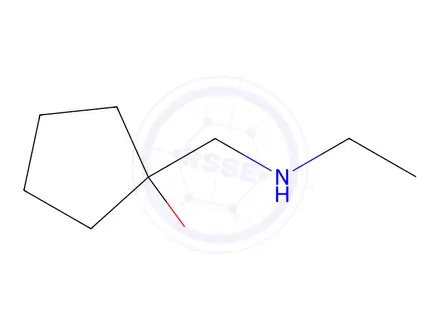 Chemical structure of 1-[(ethylamino)methyl]cyclopentan-1-ol