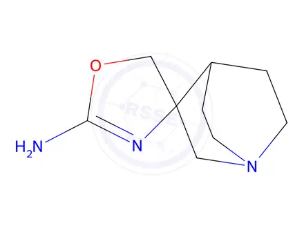 Chemical structure of 5'h-4-Azaspiro[bicyclo[2.2.2]octane-2,4'-oxazol]-2'-amine
