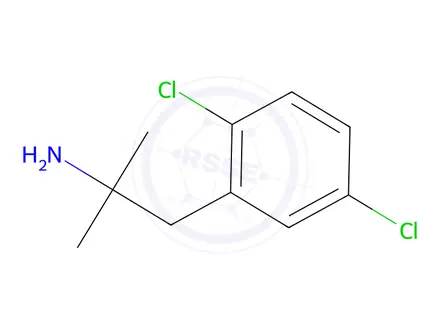 Chemical structure of 1-(2,5-Dichlorophenyl)-2-methylpropan-2-amine