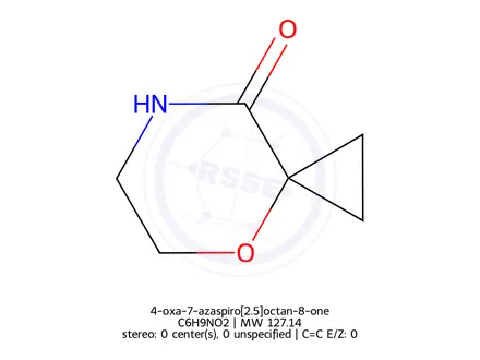 Chemical structure of 4-oxa-7-azaspiro[2.5]octan-8-one