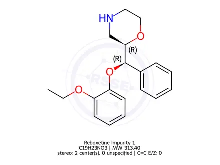 Chemical structure of (R,R)-Reboxetine