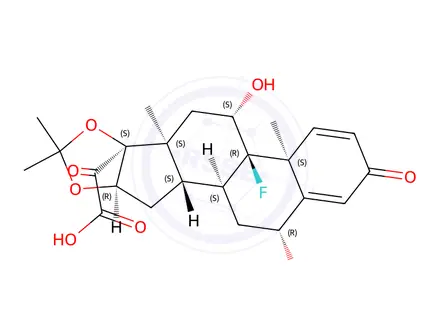 Chemical structure of Triamcinolone Acetonide Impurity 10