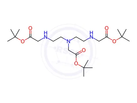 Chemical structure of 12-Oxa-3,6,9-triazatetradecanoic acid, 6-[2-(1,1-dimethylethoxy)-2-oxoethyl]-13,13-dimethyl-11-oxo-, 1,1-dimethylethyl ester