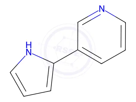 Chemical structure of 3-(1H-Pyrrol-2-yl)pyridine