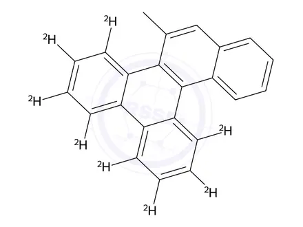Chemical structure of 9-Methylbenzo[g]chrysene-d8