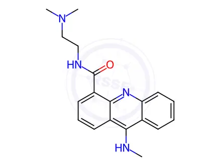 Chemical structure of N-(2-(Dimethylamino)ethyl)-9-(methylamino)acridine-4-carboxamide