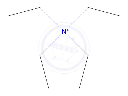 Chemical structure of Tetraethylammonium Fluoride ·X Hydrate