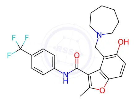 Chemical structure of MYC inhibitor DC-34