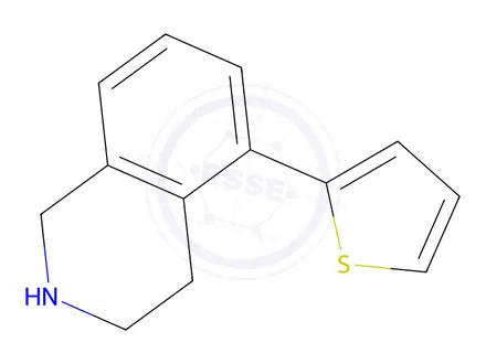 Chemical structure of 5-(Thiophen-2-yl)-1,2,3,4-tetrahydroisoquinoline