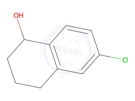 Chemical structure of 6-Chloro-1,2,3,4-tetrahydronaphthalen-1-ol