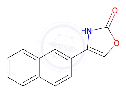 Chemical structure of 4-(2-Naphthalenyl)-4-oxazolin-2-one