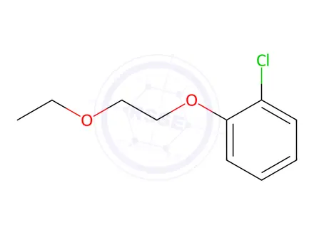 Chemical structure of Benzene, 1-chloro-2-(2-ethoxyethoxy)-