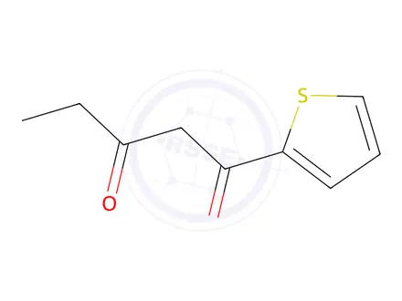 Chemical structure of 1-(Thiophen-2-yl)pentane-1,3-dione