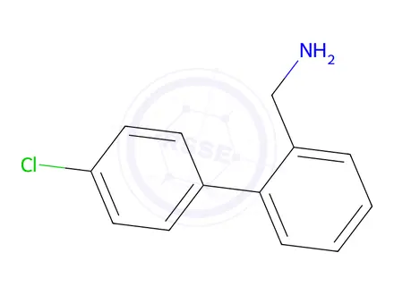 Chemical structure of 4'-Chloro-biphenyl-2-methanamine