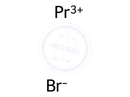 Chemical structure of PRASEODYMIUM(III) BROMIDE HYDRATE >=99&