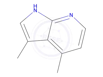 Chemical structure of 3,4-Dimethyl-1H-pyrrolo[2,3-b]pyridine