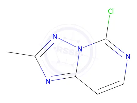 Chemical structure of 5-chloro-2-methyl-[1,2,4]triazolo[1,5-c]pyrimidine
