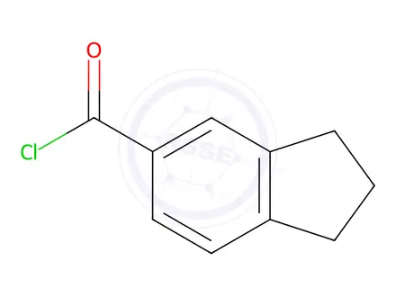 Chemical structure of 2,3-Dihydro-1H-indene-5-carbonyl Chloride