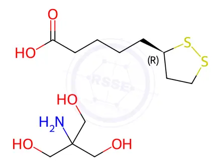 Chemical structure of Thioctic Acid Impurity 19 Trometamol