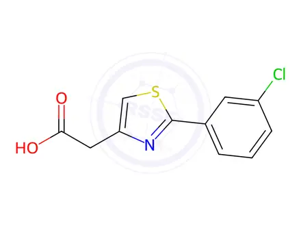 Chemical structure of [2-(3-Chloro-phenyl)-thiazol-4-yl]-acetic acid