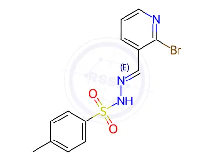 Chemical structure of N'-((2-Bromopyridin-3-yl)methylene)-4-methylbenzenesulfonohydrazide