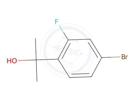 Chemical structure of 2-(4-Bromo-2-fluorophenyl)propan-2-ol